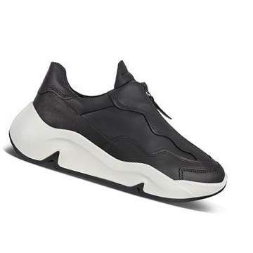 Chaussures Casual Ecco Chunky Zip Femme Noir | FR 61RVD